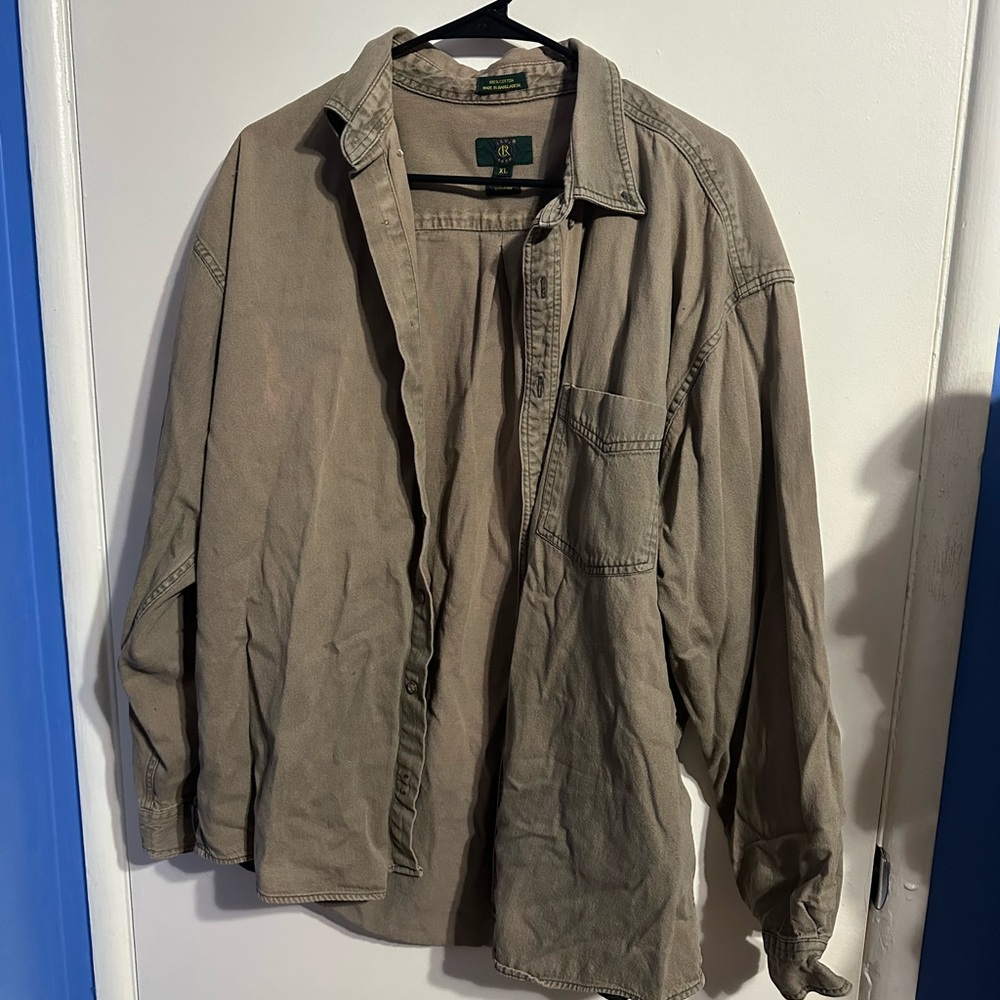 Club Room Button Down Long Sleeve Shirt